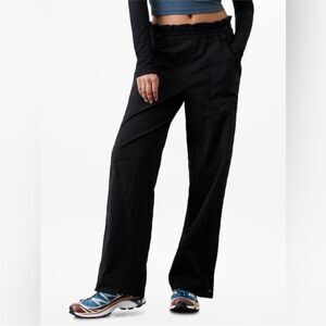 Athleta black Trekkie parachute pants XL/T tall elastic waist